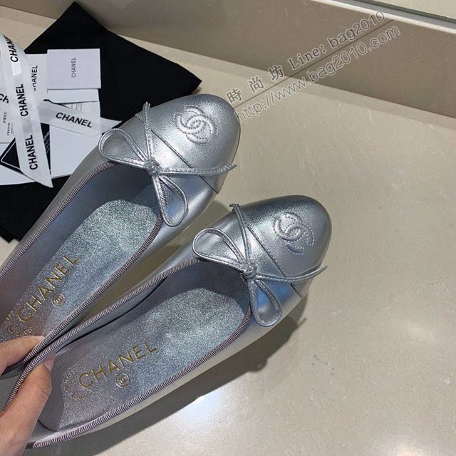 Chanel女鞋 香奈兒頂級芭蕾舞鞋 Chanel羊皮舒適平底鞋  naq1071